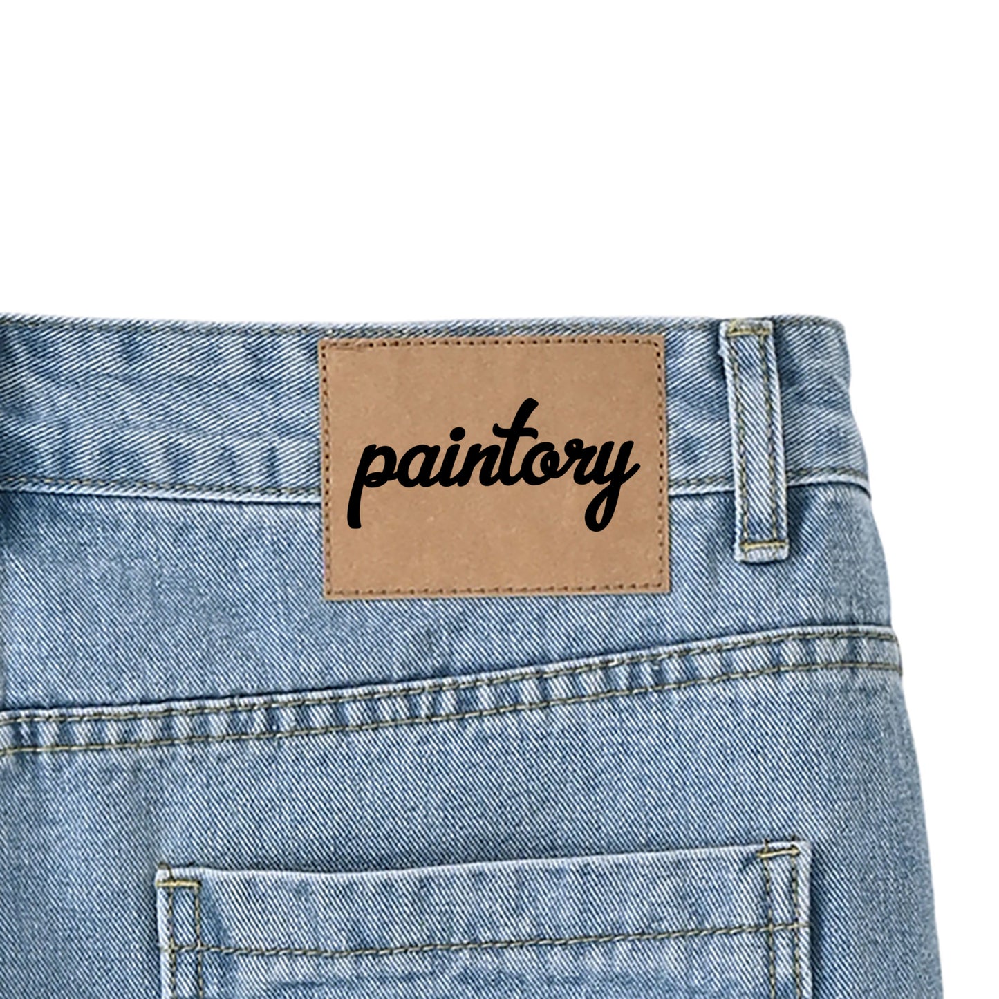 レギュラーテーパード デニムパンツ