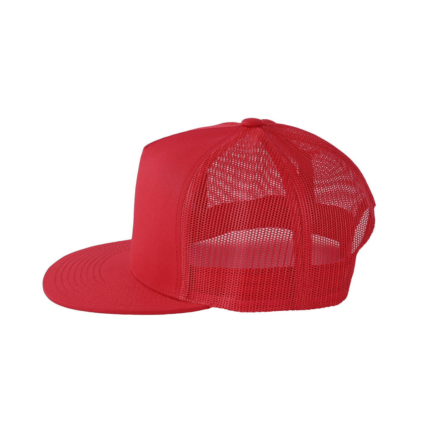 フラットバイザーメッシュキャップ