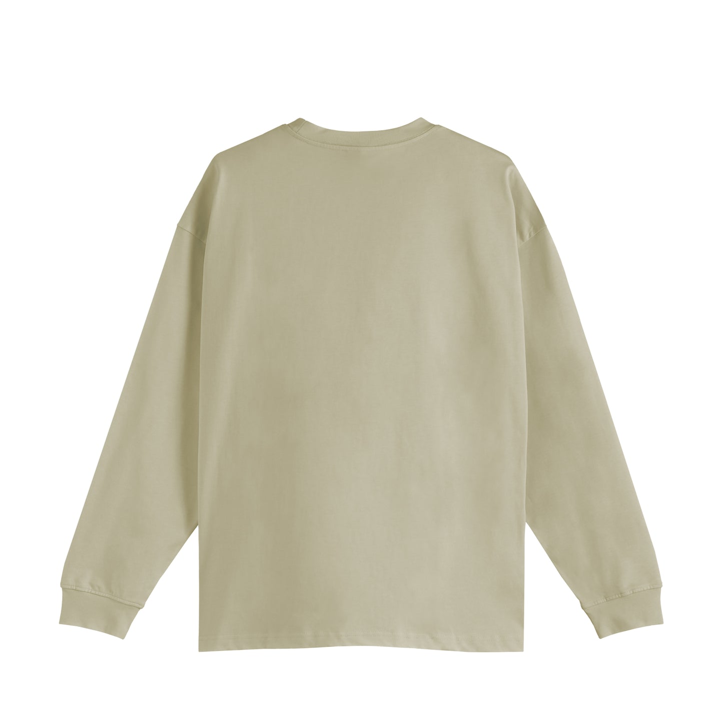 オーバーサイズ コットンロングスリーブTシャツ