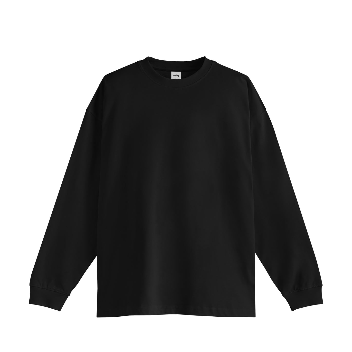 オーバーサイズ コットンロングスリーブTシャツ