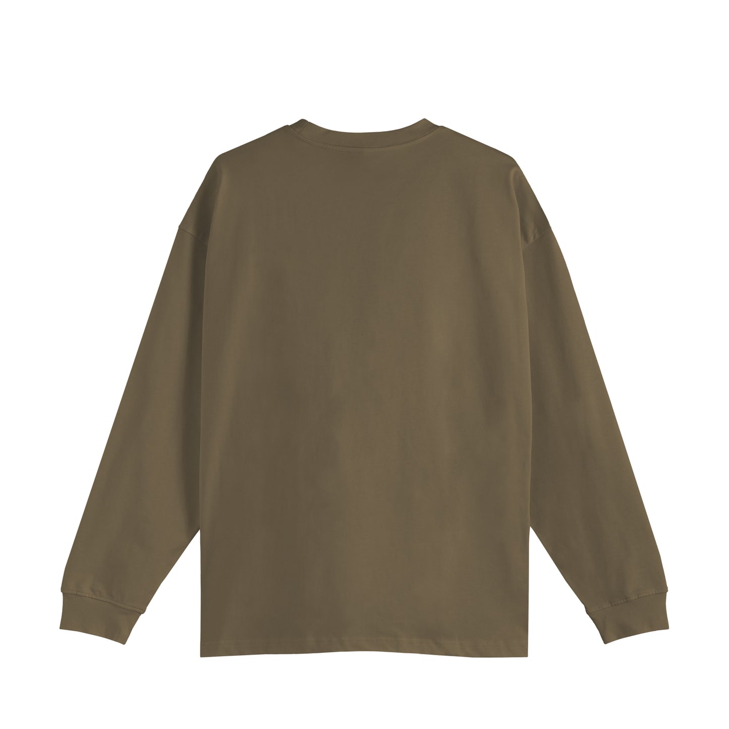 オーバーサイズ コットンロングスリーブTシャツ
