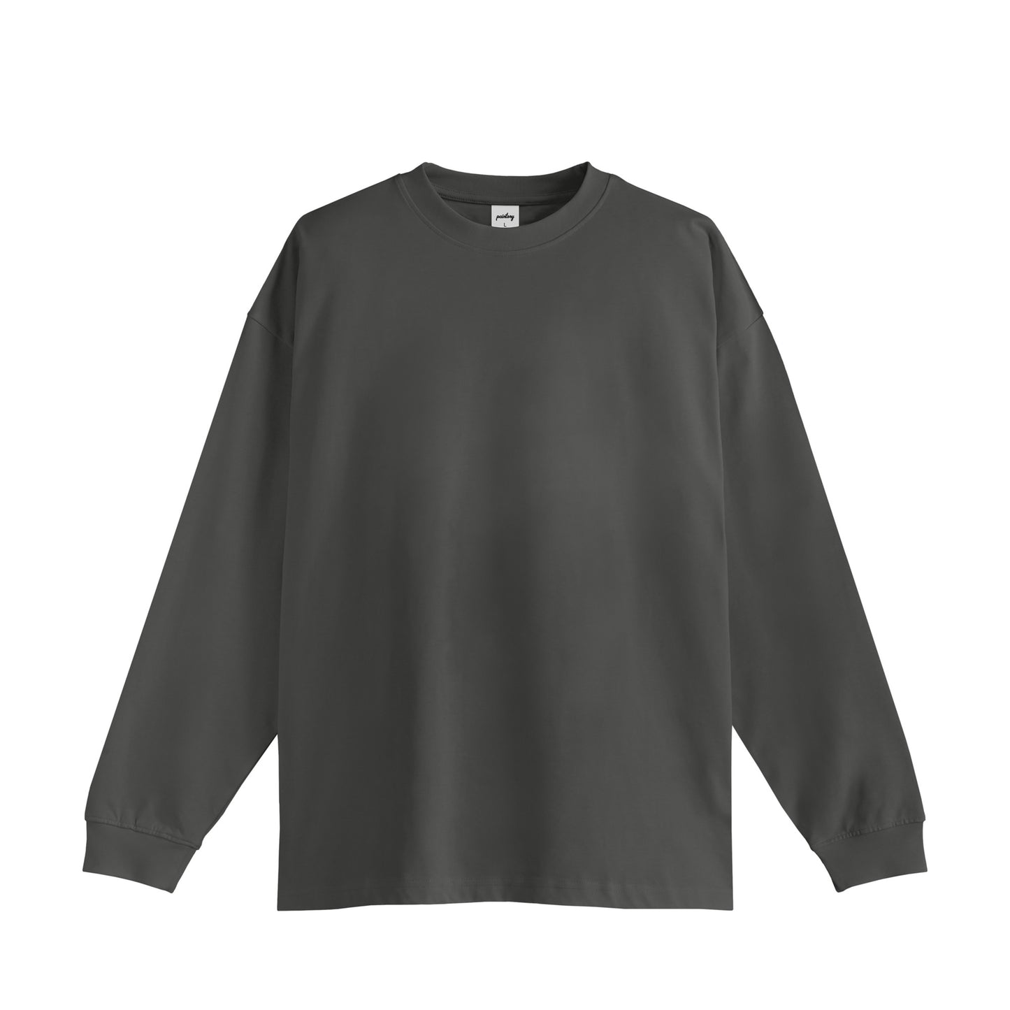 オーバーサイズ コットンロングスリーブTシャツ