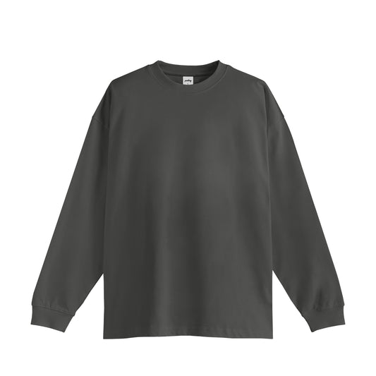 オーバーサイズ コットンロングスリーブTシャツ