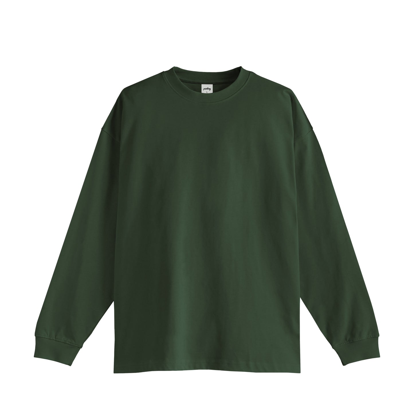 オーバーサイズ コットンロングスリーブTシャツ