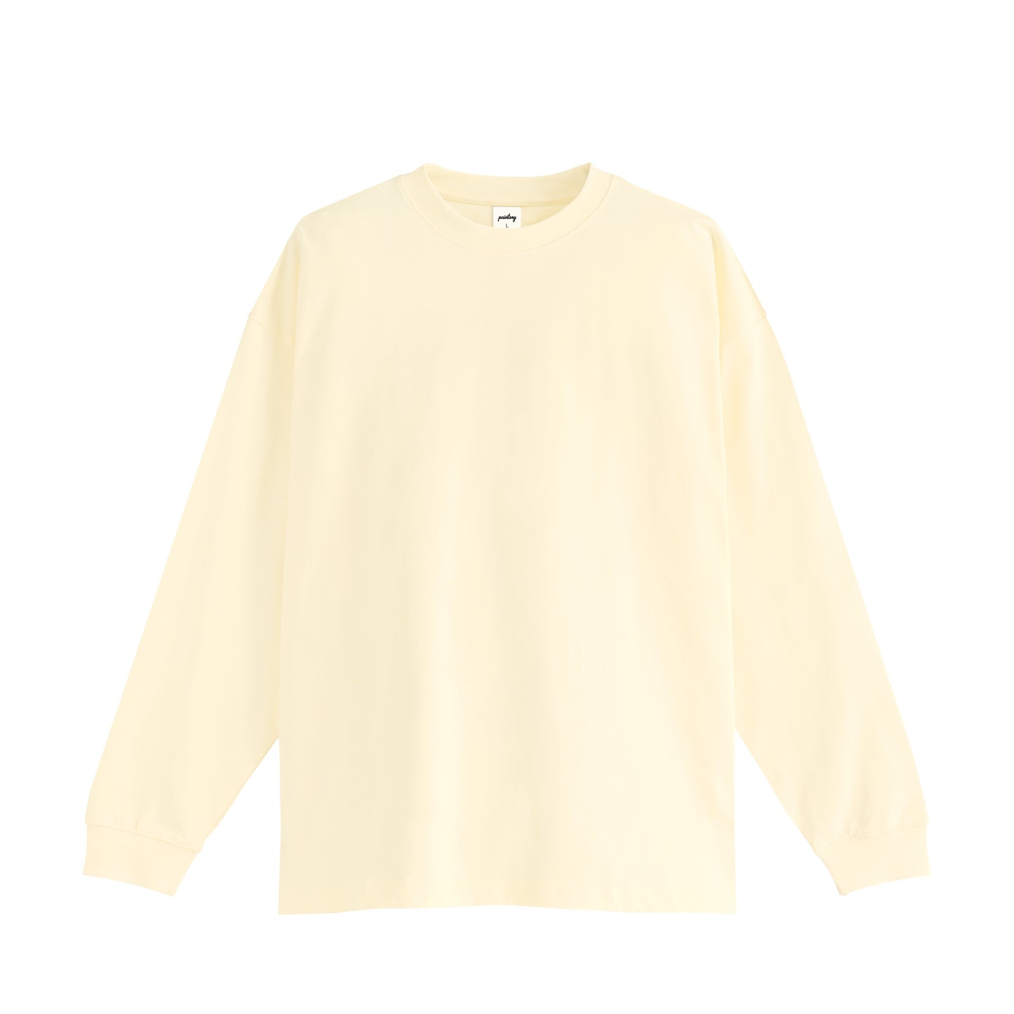 オーバーサイズ コットンロングスリーブTシャツ
