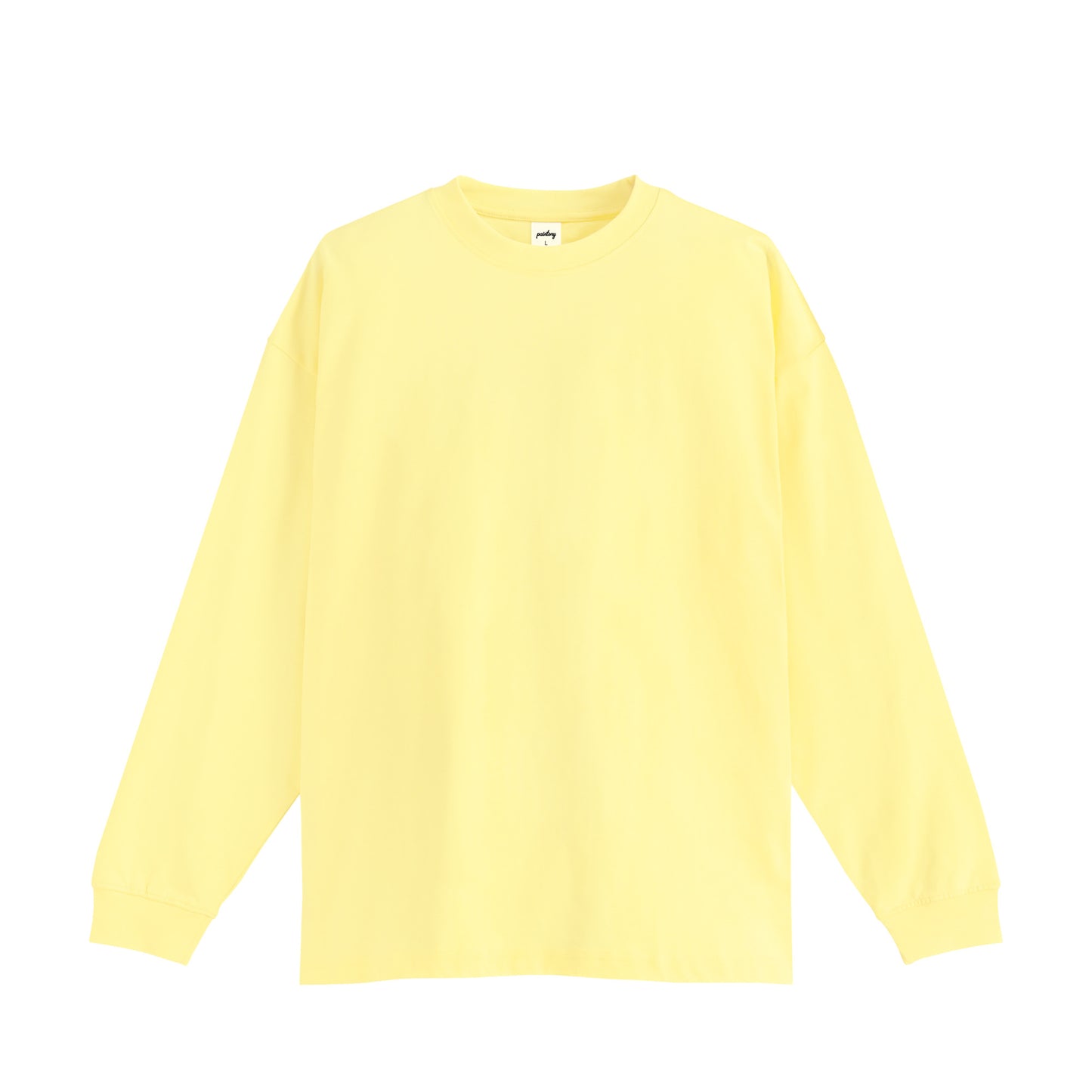 オーバーサイズ コットンロングスリーブTシャツ