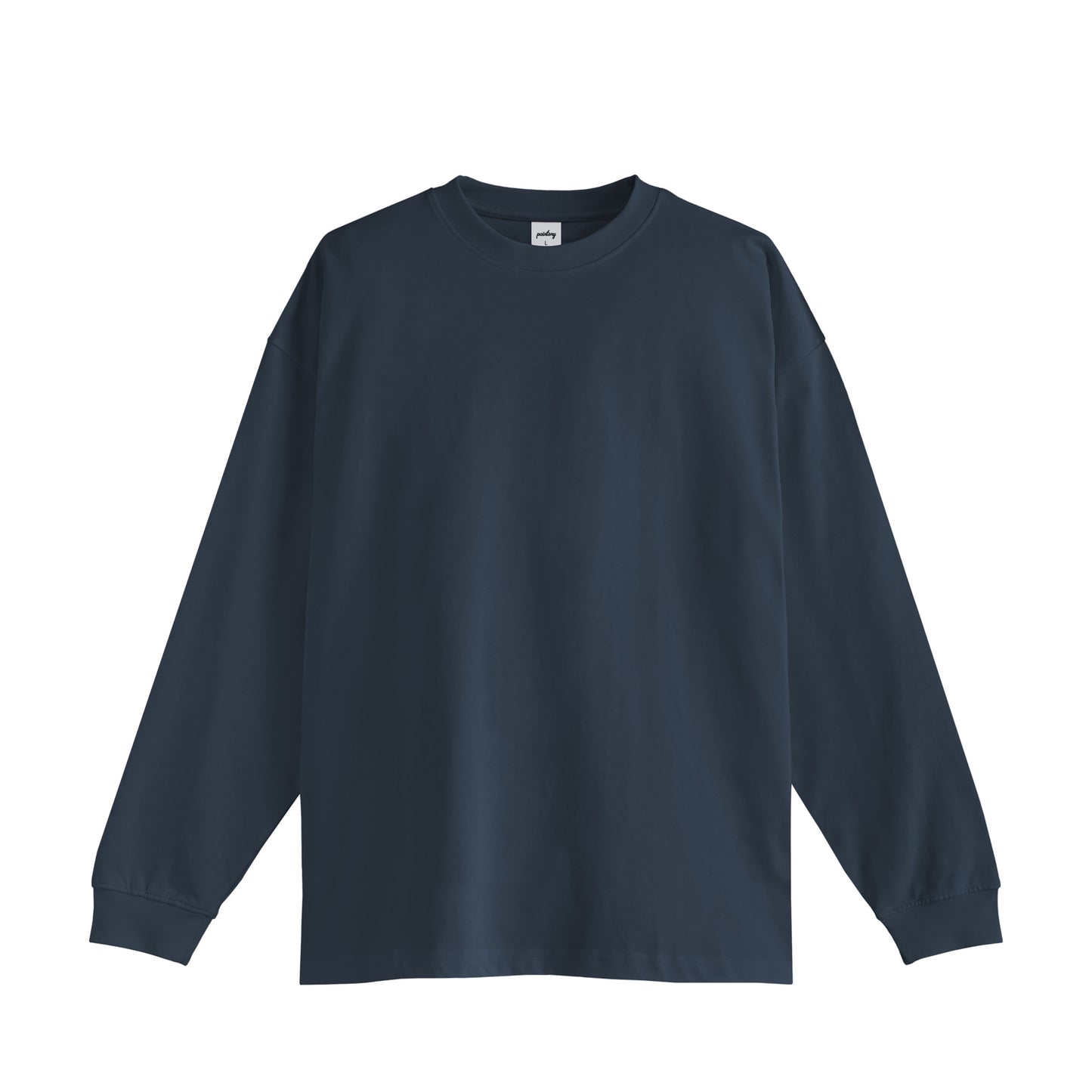 オーバーサイズ コットンロングスリーブTシャツ