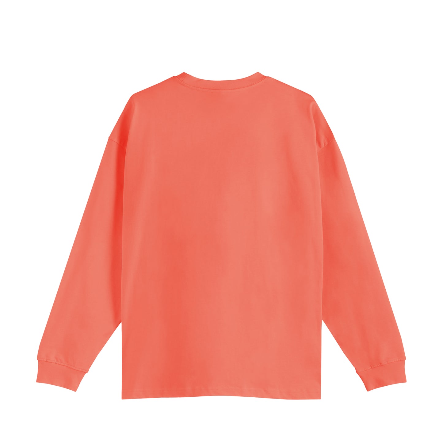 オーバーサイズ コットンロングスリーブTシャツ