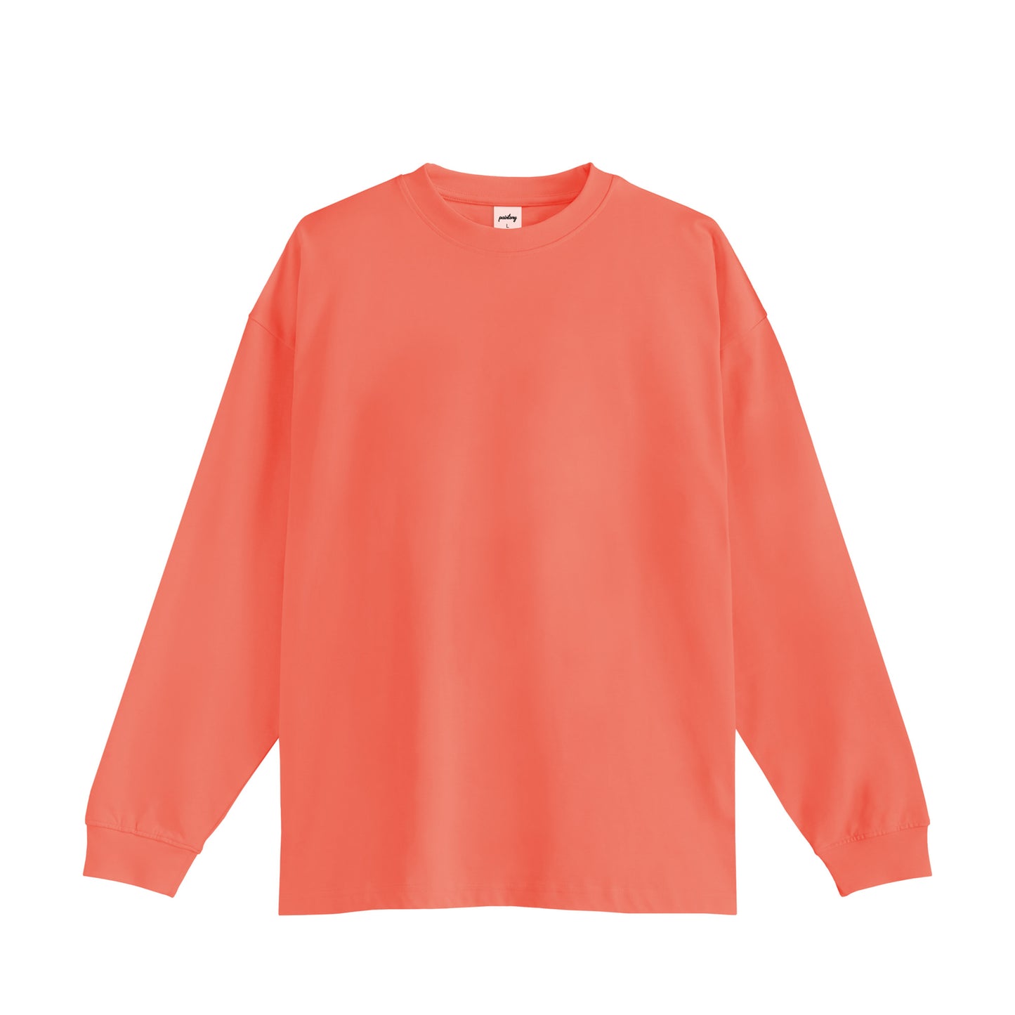 オーバーサイズ コットンロングスリーブTシャツ