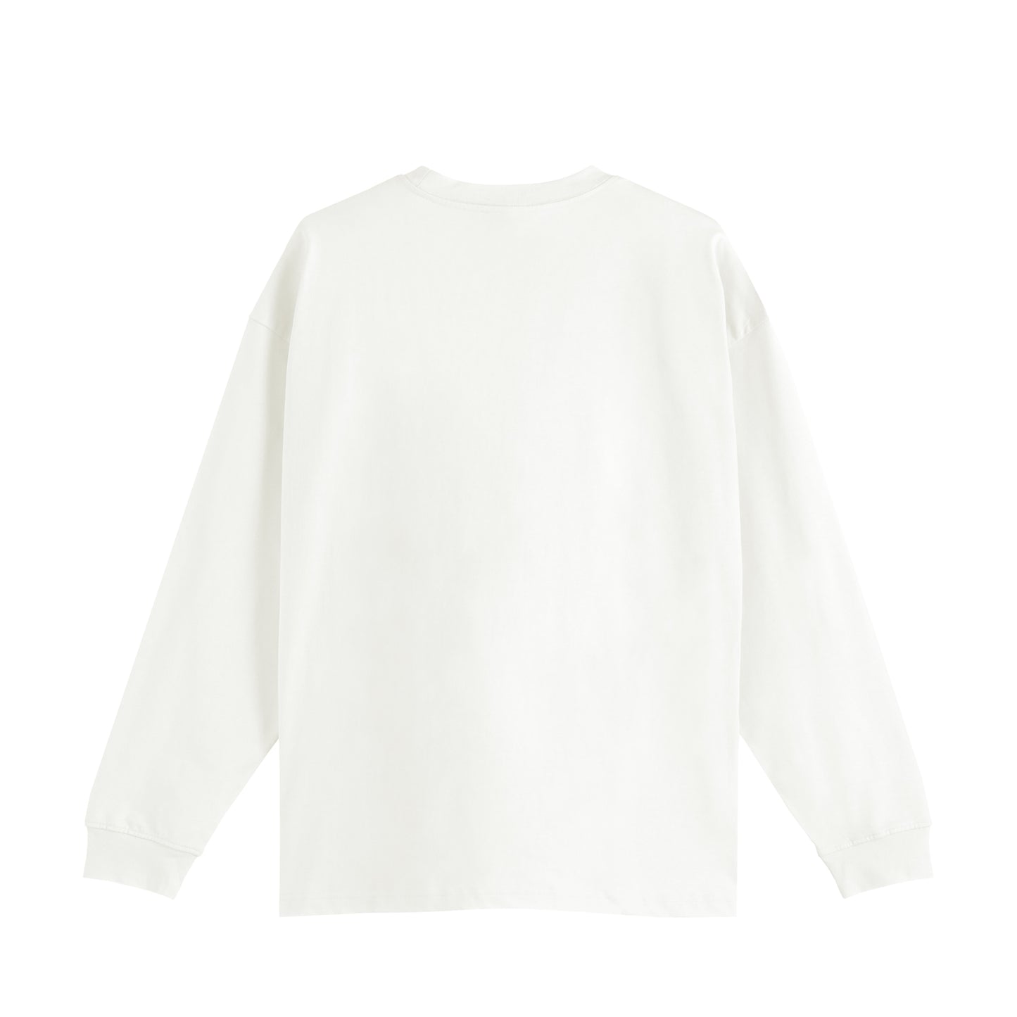 オーバーサイズ コットンロングスリーブTシャツ