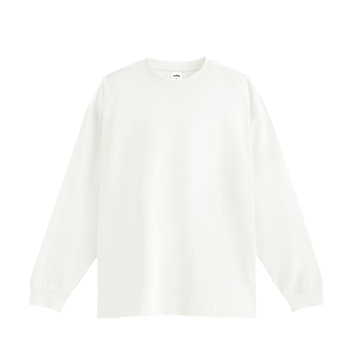オーバーサイズ コットンロングスリーブTシャツ