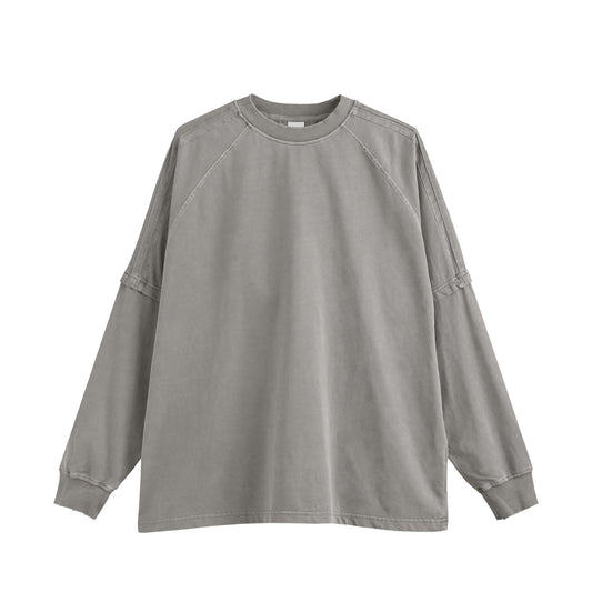 ピグメント加工ロングスリーブTシャツ