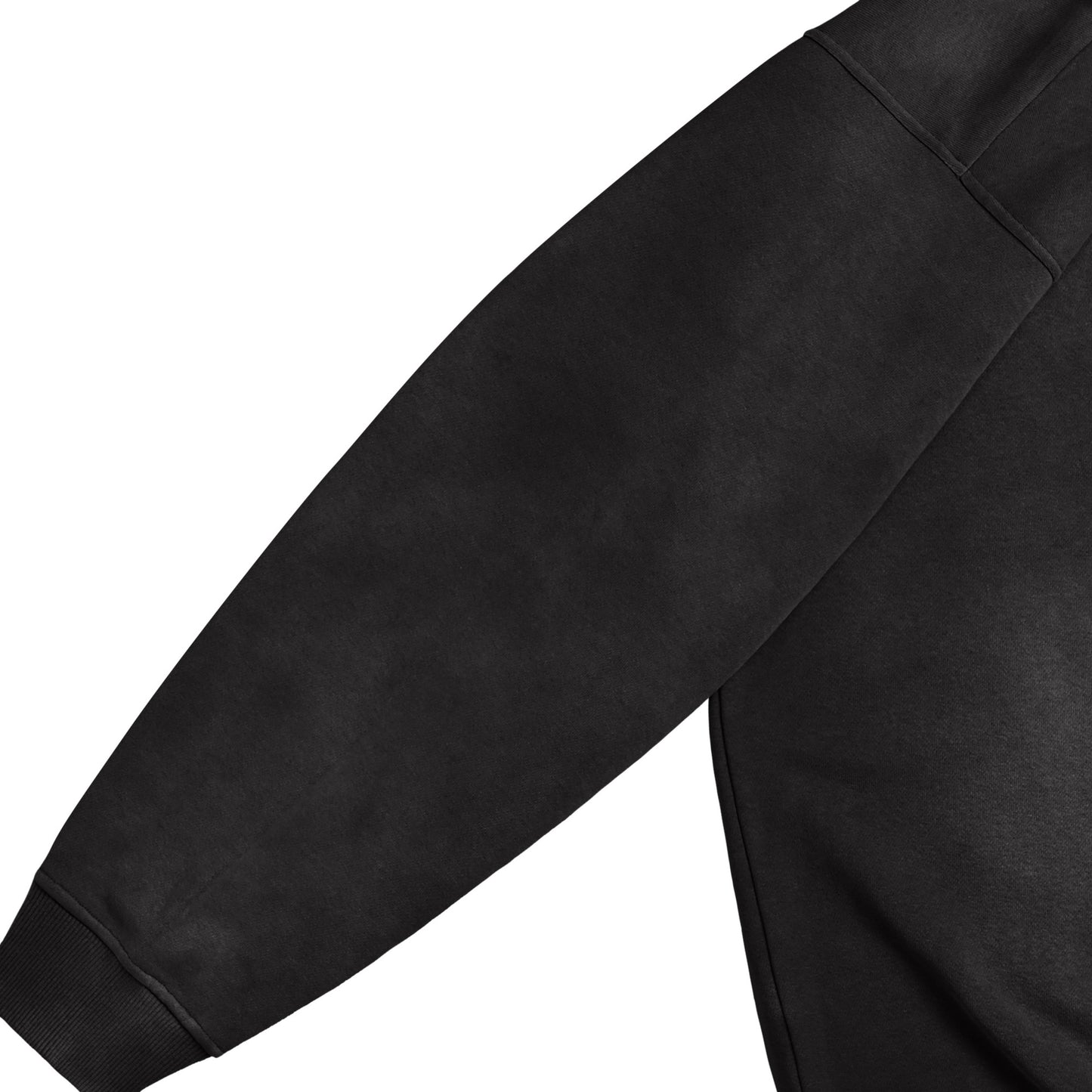 ウォッシュ加工クルーネックスウェット