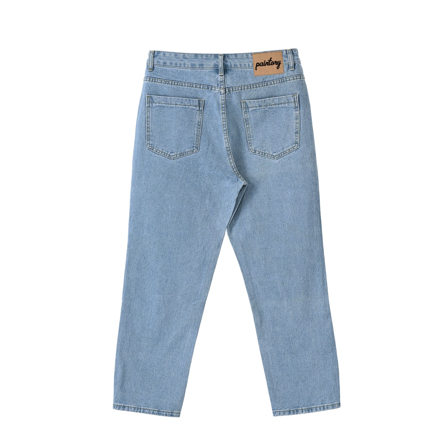 レギュラーテーパード デニムパンツ