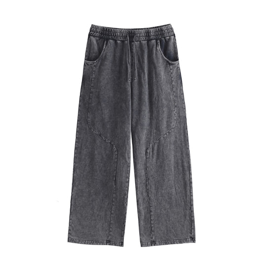 裏パイルウォッシュヴィンテージ加工スウェットパンツ