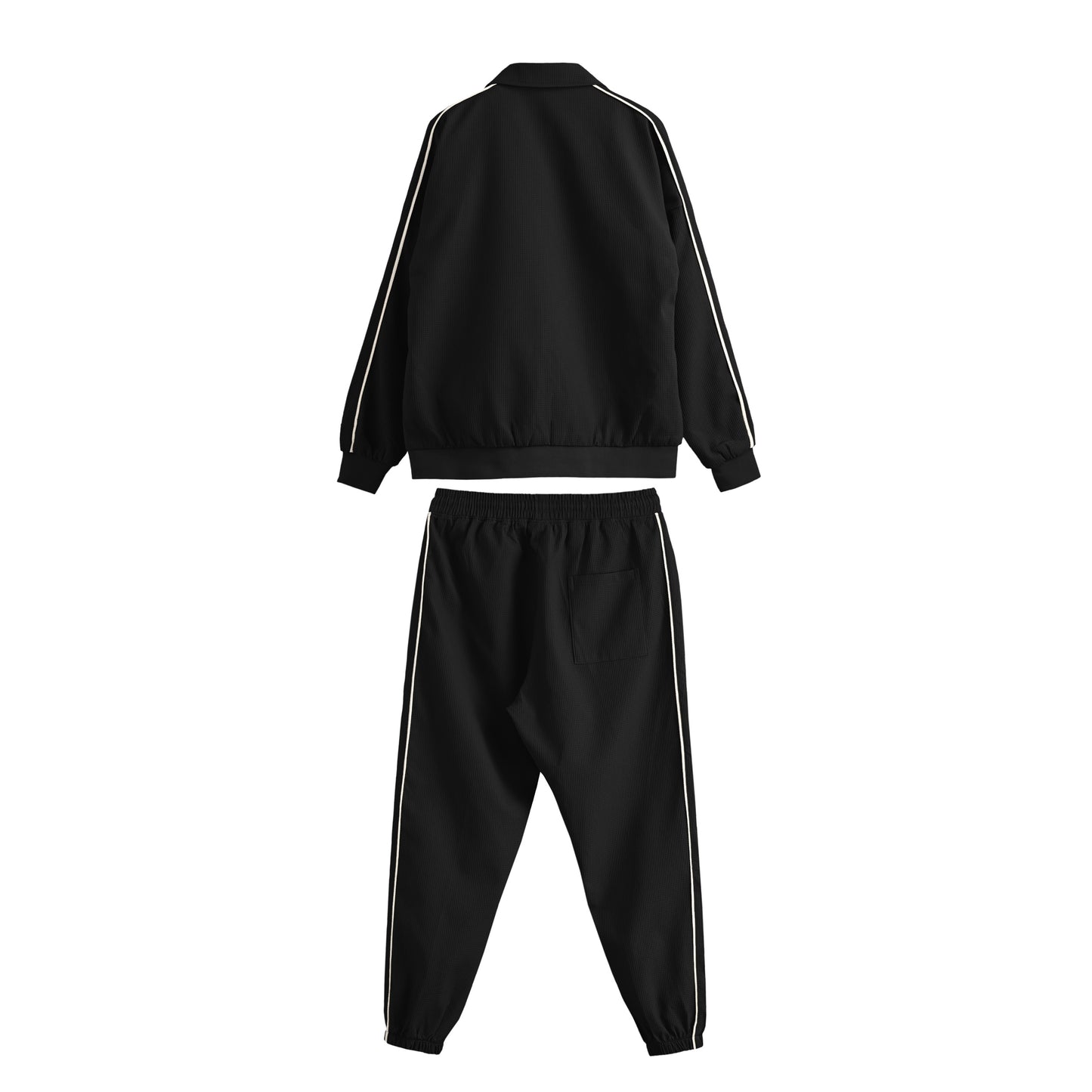 ワッフル調トラックジャージセットアップ