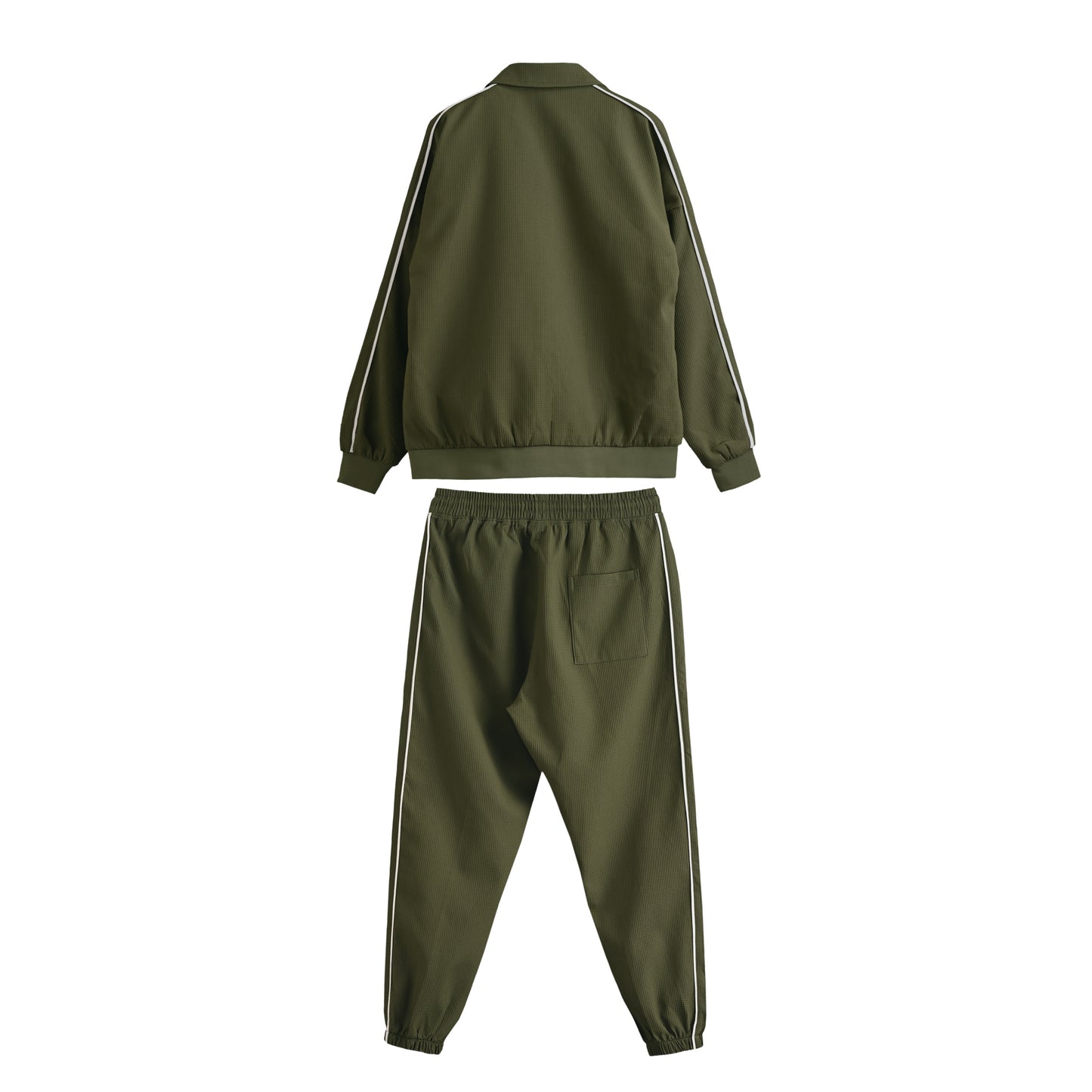 ワッフル調トラックジャージセットアップ