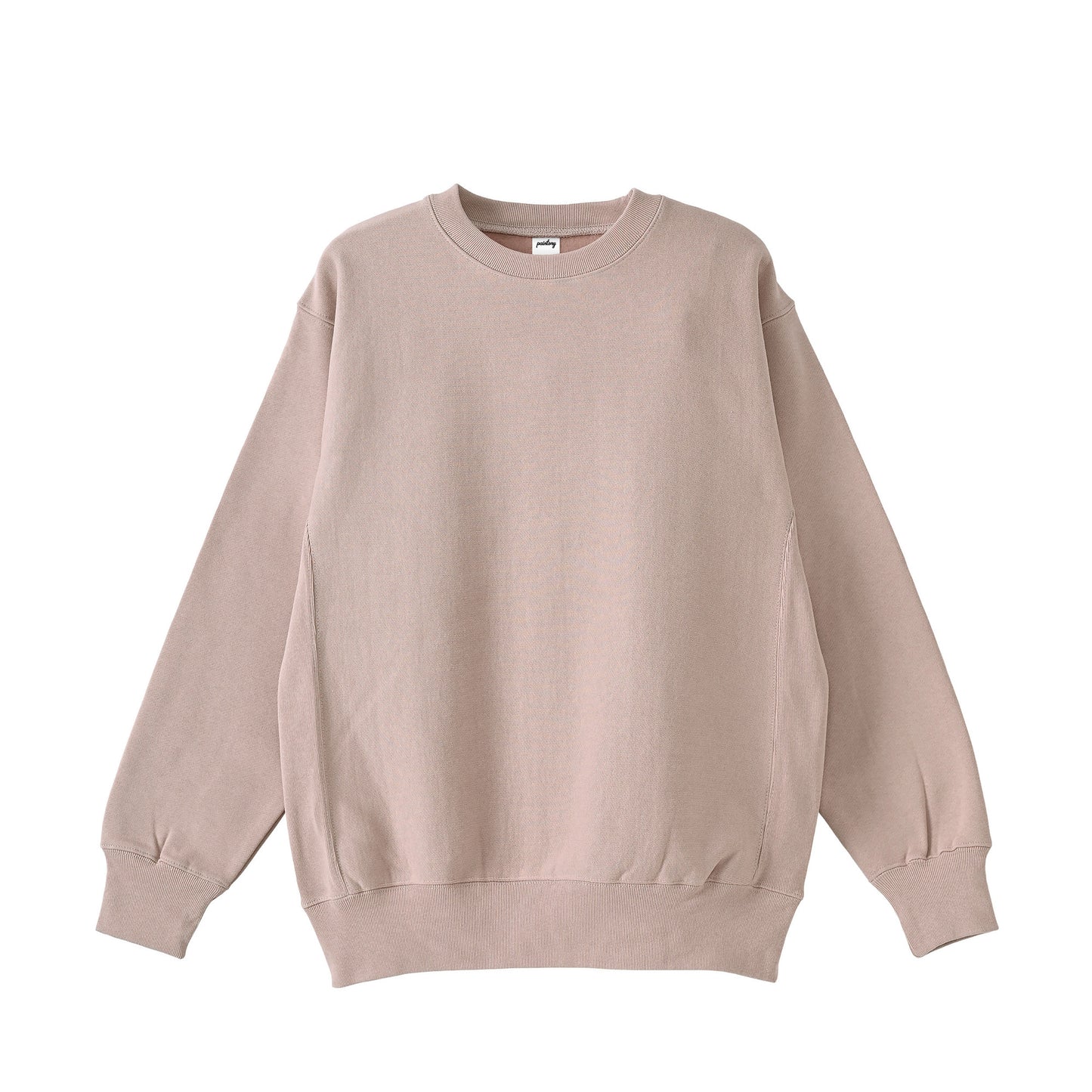 裏起毛 サイドリブ スウェット