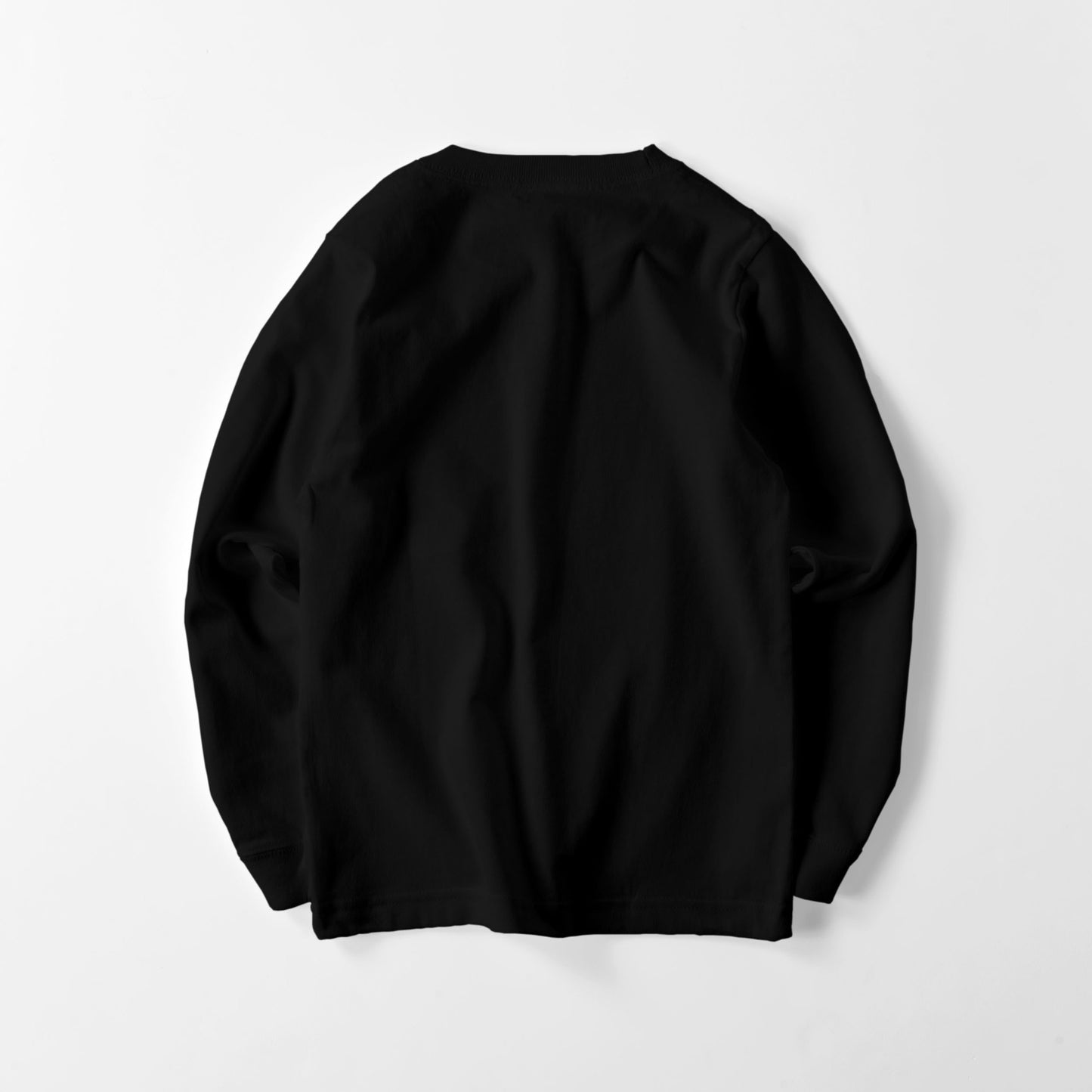 ロングスリーブ 袖リブTシャツ