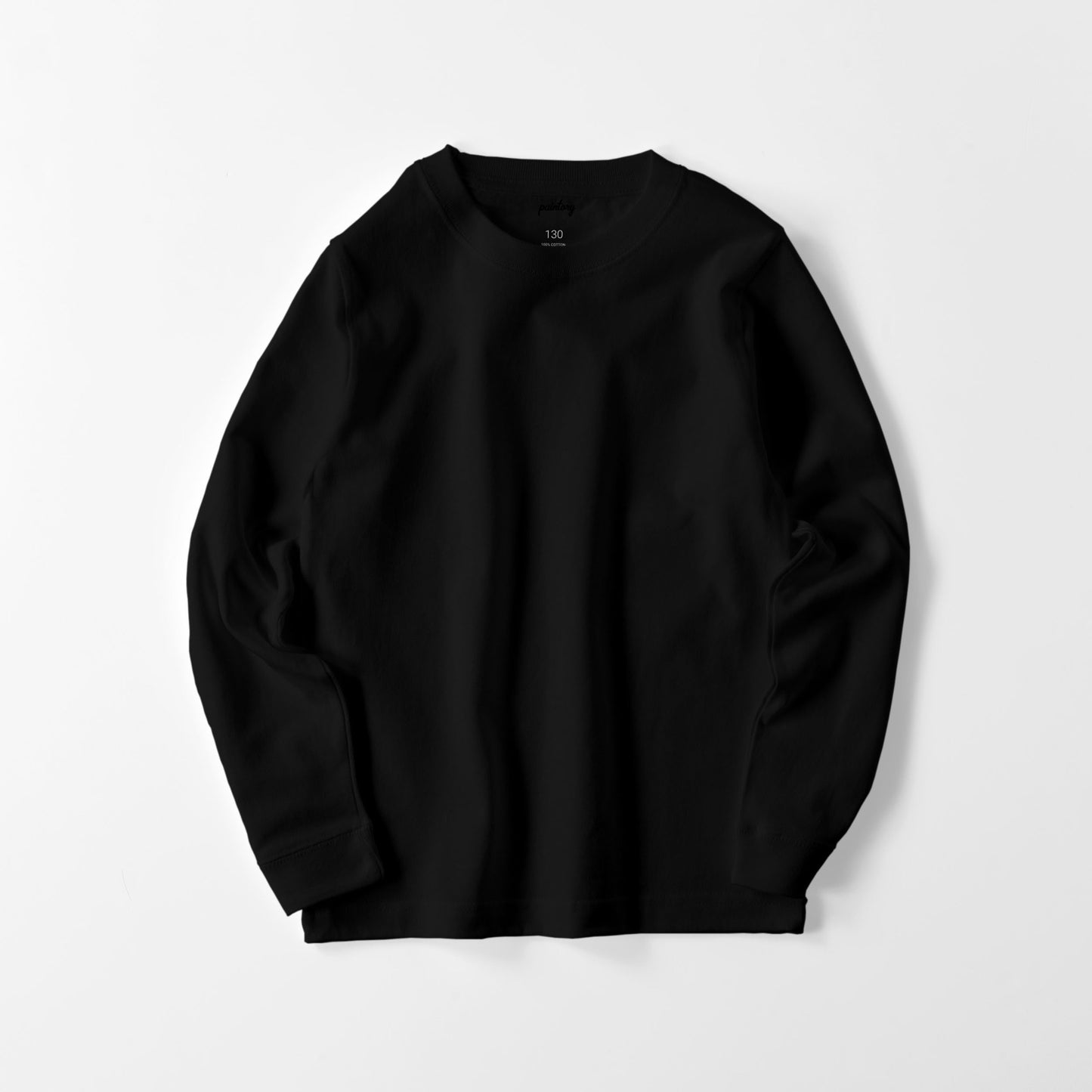ロングスリーブ 袖リブTシャツ