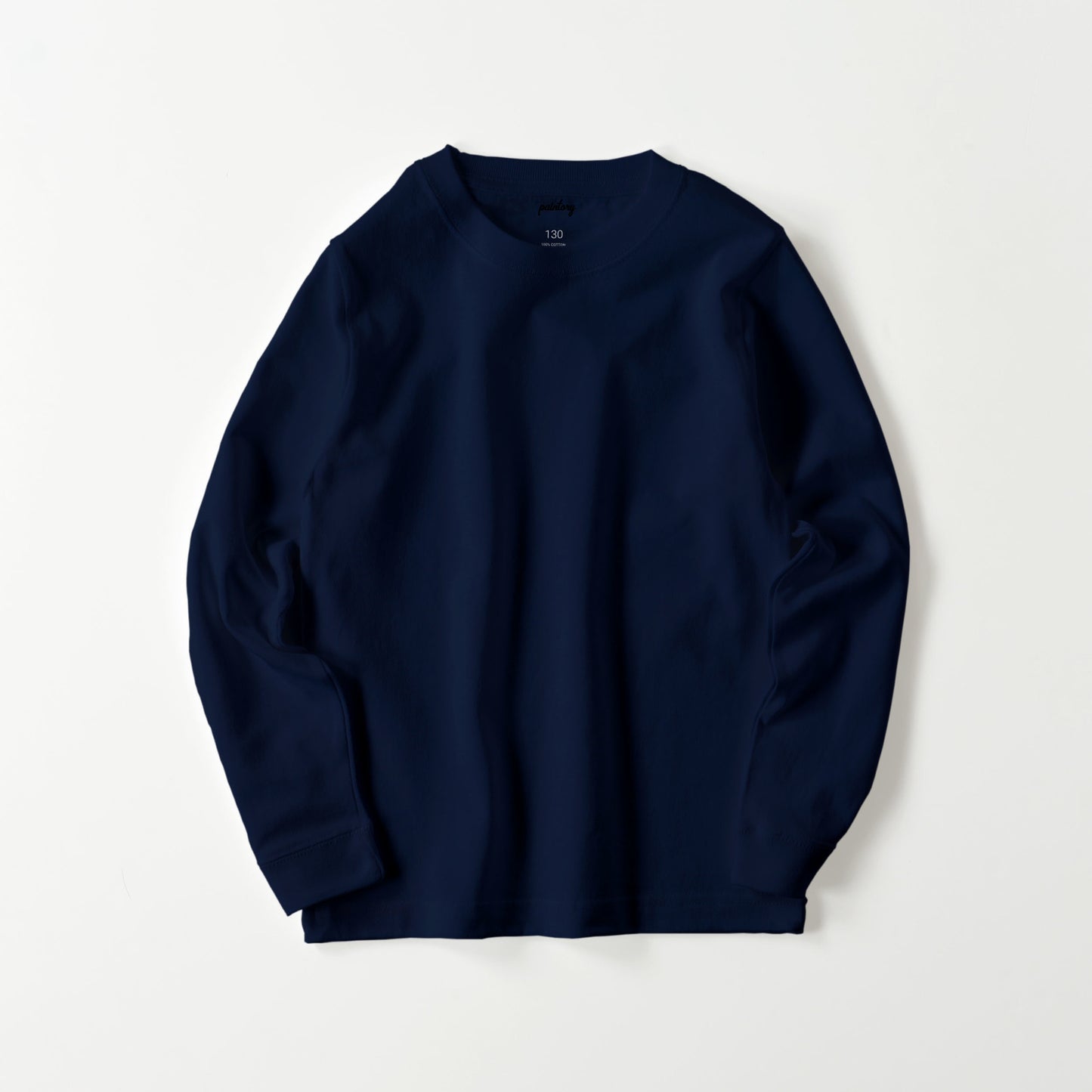 ロングスリーブ 袖リブTシャツ