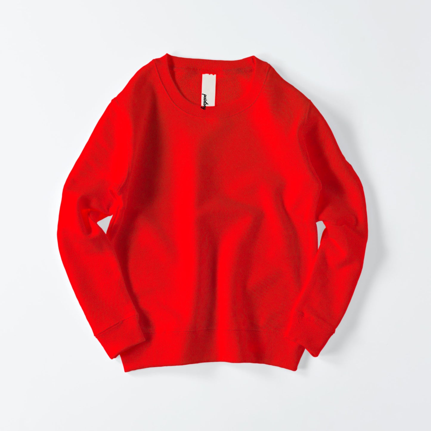 クルーネック ライトトレーナー